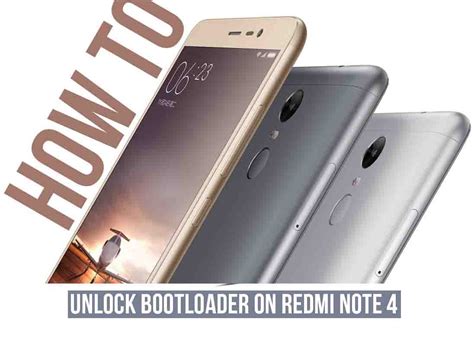 Unlock Redmi Note 4 Bootloader 的图像结果