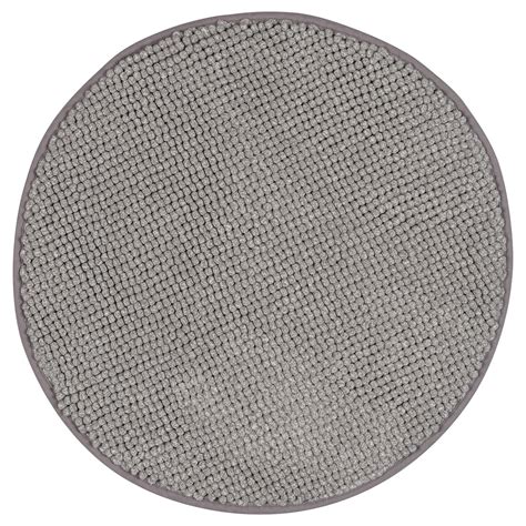 TOFTBO bath mat, grey/white/mélange, 55 cm (22") - IKEA