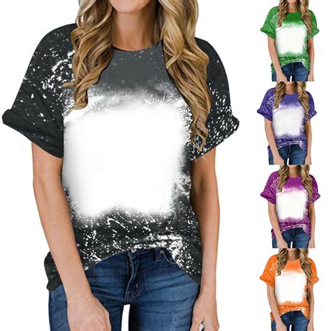 Brnmxoke Womens Oversized T Shirts Plus Size Tie Dye Graphic Crew Neck Basic Tees Short Sleeve ...