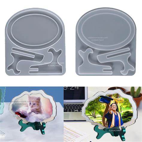 Oval Photo Frame & Stand Mould – Resin Store Surat