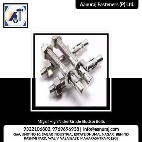 Stainless Steel AISI 304 Stud Bolts Nut Washers - Stainless Steel 304 ...