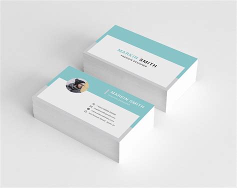 Plain Business Card Template 的图像结果