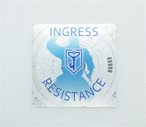INGRESS RESISTANCE シール ニンジャ・エディション 1枚 | INGRESS RESISTANCE DeepBlueImpact