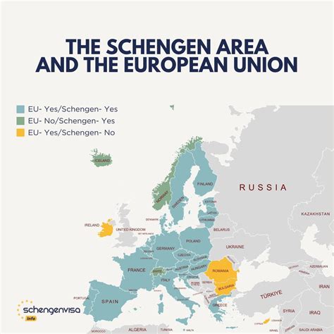 The Schengen Area and European Union. by... - Maps on the Web