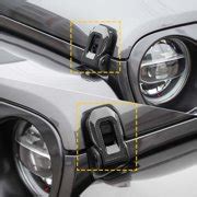 Buy CheroCar for Jeep Hood Latch Lock Trim Cover Accessories for 2018 ...