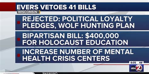 Gov. Evers vetoes $3 billion Republican tax cut, wolf hunting plan, DEI ...