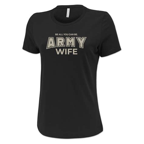 Army Wife Ladies T-Shirt (Black) – Armed Forces Gear