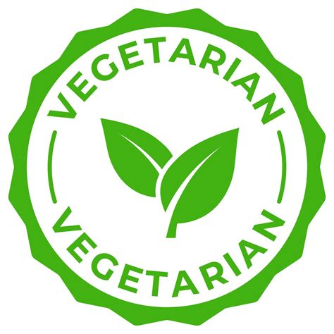 Vegetarian 100 label icon illustration. Vegan green logo, symbol, badge, tag, stamp, seal ...