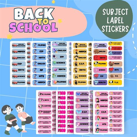 Image result for Subject Sticker Design