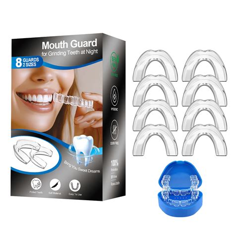 Mouth Guard for Grinding Teeth at Night,8 Packs Night Guards for Teeth Grinding for sale | North ... - night guard for grinding