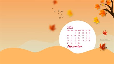 November 2022 Calendar Wallpapers - Top Free November 2022 Calendar ...