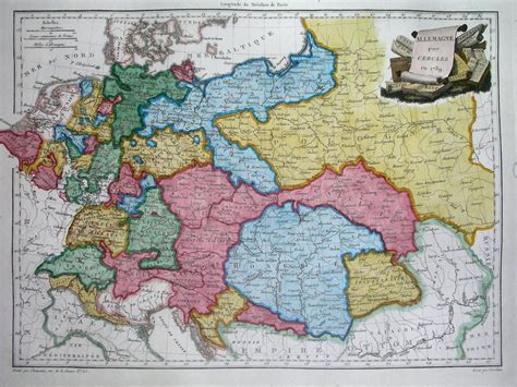 Map of Central Europe 1789