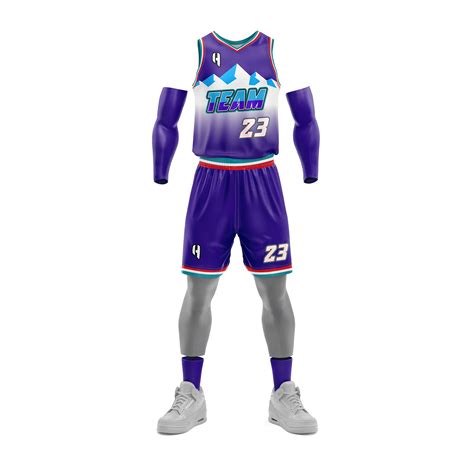 Custom Basketball Jersey and Shorts Set with Personalized Player Name ...