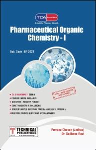 Pharmaceutical Organic Chemistry I for SPPU ( SEM II - BP202T): Buy ...