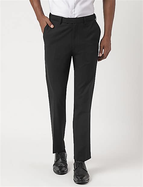 Buy Slim-Fit Bi-Stretch Textured Trousers at Marks & Spencer