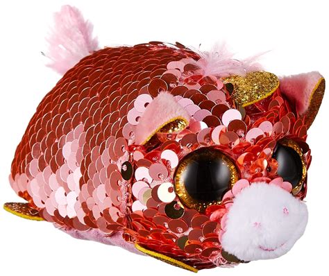 T&Y Ty Teeny Flippables Sunset - Sequin Coral Unicorn 4" : Amazon.in ...
