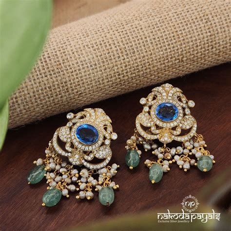 Silver Gold Plated Earrings – Page 2 – Nakoda Payals