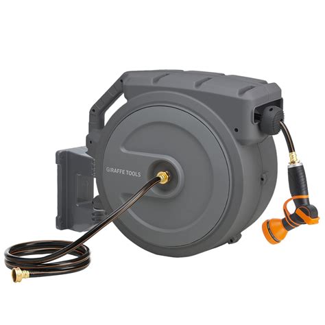 Snapklik.com : Giraffe Tools Retractable Hose Reel 1/2 In X130 FT PRO ...