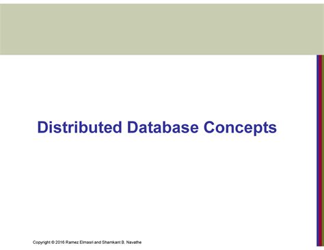 Image result for Distributed Database Concepts