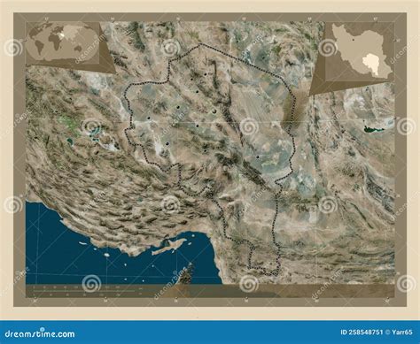 Kerman, Iran. High-res Satellite. Major Cities Stock Image - Image of abhar, kerman: 258548751