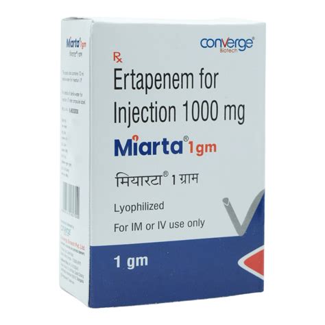 Miarta 1 gm Injection | Uses, Side Effects, Price | Apollo Pharmacy