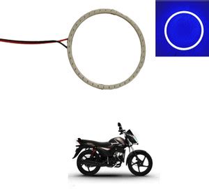 PRTEK 70mm COB Led Angel Eyes Headlight Halo Ring Warning Lamp 117 ...