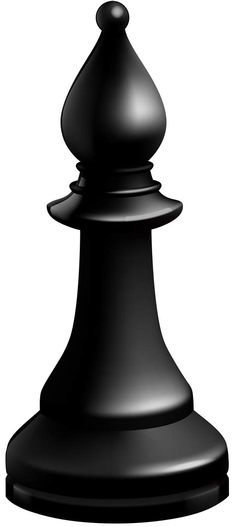 Chess Bishop Clipart Bishop White Chess Piece Line Art Illustration