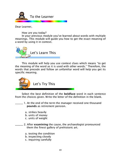 English 6-dlp-8-decoding-meaning-of-unfamiliar-words-using-context | PDF