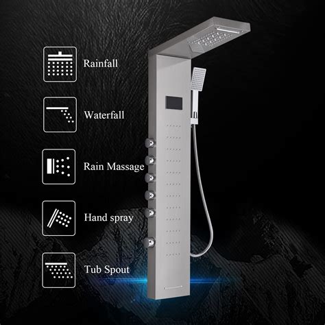 Buy FUZ LED Shower Panel Tower System,Hydroelectricity Display Multi ...