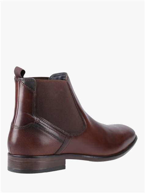 Pod Frank Leather Chelsea Boots, Cognac