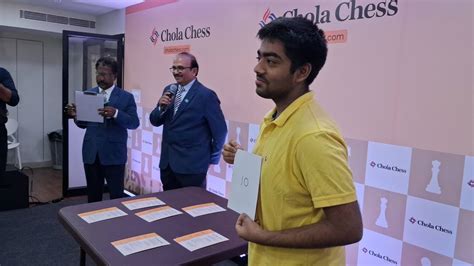First Chola Chess International GM Norm Round Robin Tournament 2026 ...