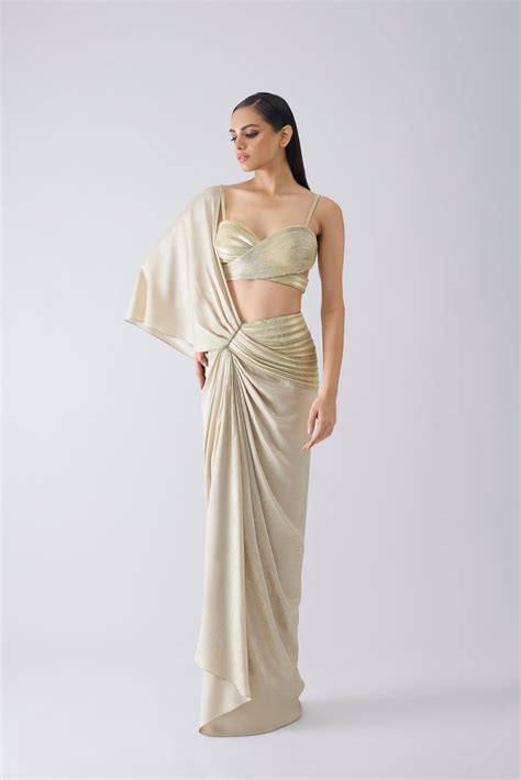 Metallic Corded Saree – Amit Aggarwal