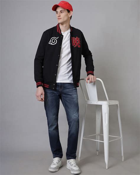 Naruto Akatsuki Varsity Jacket Men – Free Authority