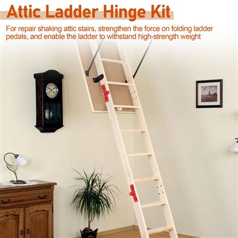 Snapklik.com : Attic Ladder Hinge For Ladder Pull Down System, Step ...