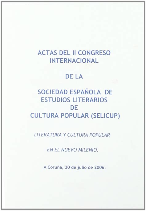 Buy Literatura y cultura popular en el nuevo milenio/ Literature and ...