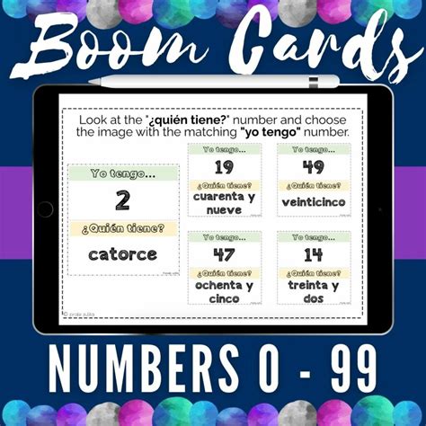 Boom Cards | Spanish Numbers Practice | - Made By Teachers