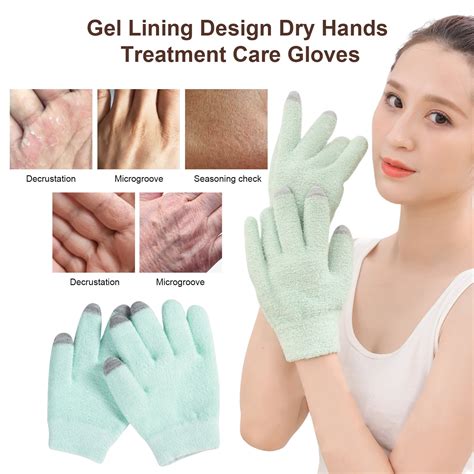 Honrane Moisturizing Gloves - Reusable, Touch Screen, Gel Lining Design ...
