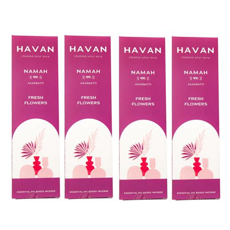 HAVAN BY ABNT Namah Agarbatti, 80 Sticks, 3 in One Assorted Fragrance ...