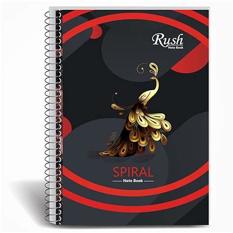 Rush Rough A4 Spiral Notebook 400 Pages | Unruled Notebook | 400 Pages ...