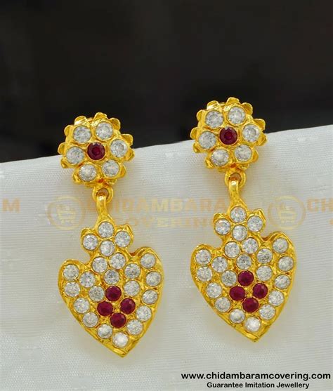 Buy New Gold Design Panchaloha Earring Collection Long Danglers for Women