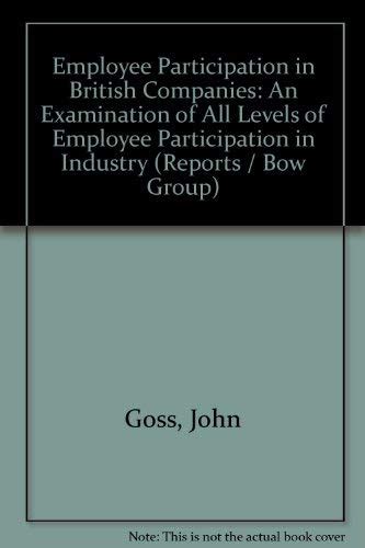 Buy Employee Participation in British Companies: An Examination of All ...