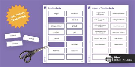 Managing Emotions Card Sort | Beyond PSHE