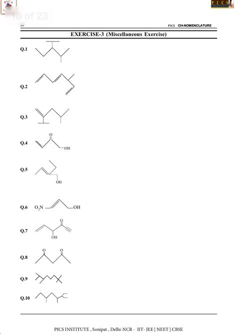 Nomenclature of Organic compounds , Common names & IUPAC names