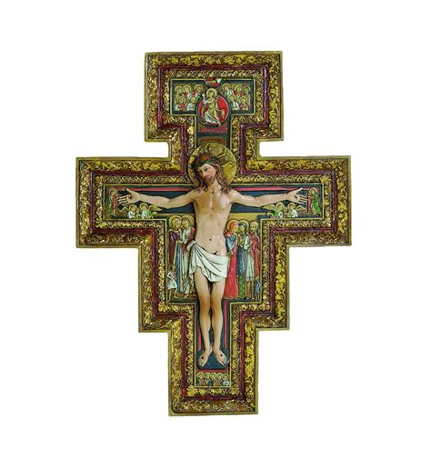 Buy Joseph's Studio by Roman - Collection, 10.75" H San Damiano Cross ...