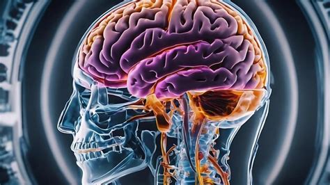 Rapprochement du résultat de l'IRM du cerveau | Image Premium générée à ...