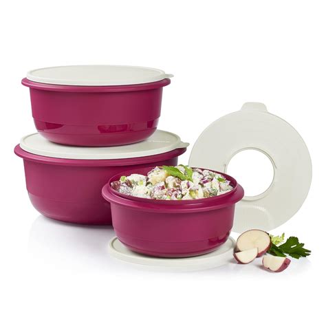 Buy TUPPERWARE Brand Ultimate Mixing Bowls - Includes 3 Bowls with Lids ...