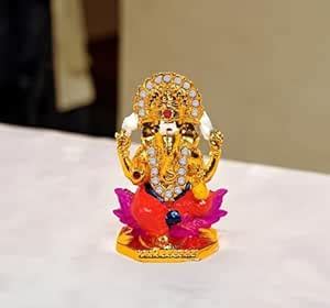 Buy Utkarsh SHRI0335-11 Vighnaharta/ganpati/bappa Sitting on Lotus ...