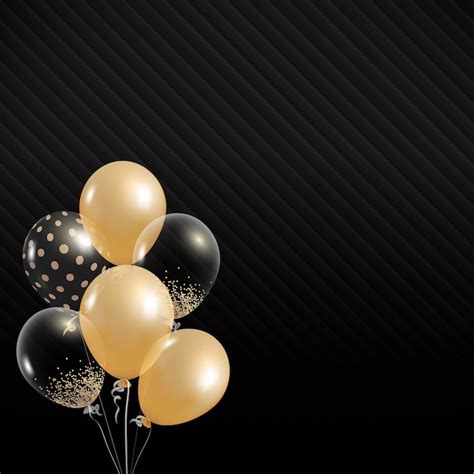 Black gold balloons Images - Free Download on Freepik