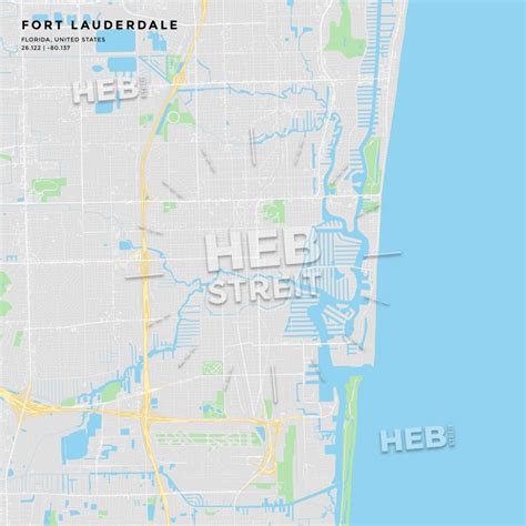 Fort Lauderdale Area Map