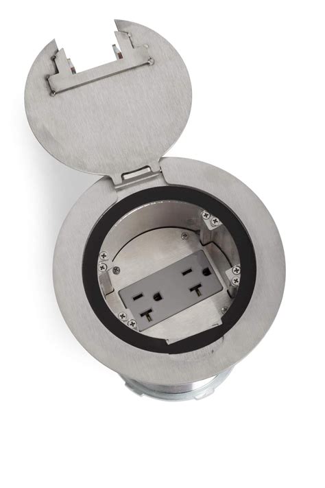 Recessed Floor Outlet For Concrete